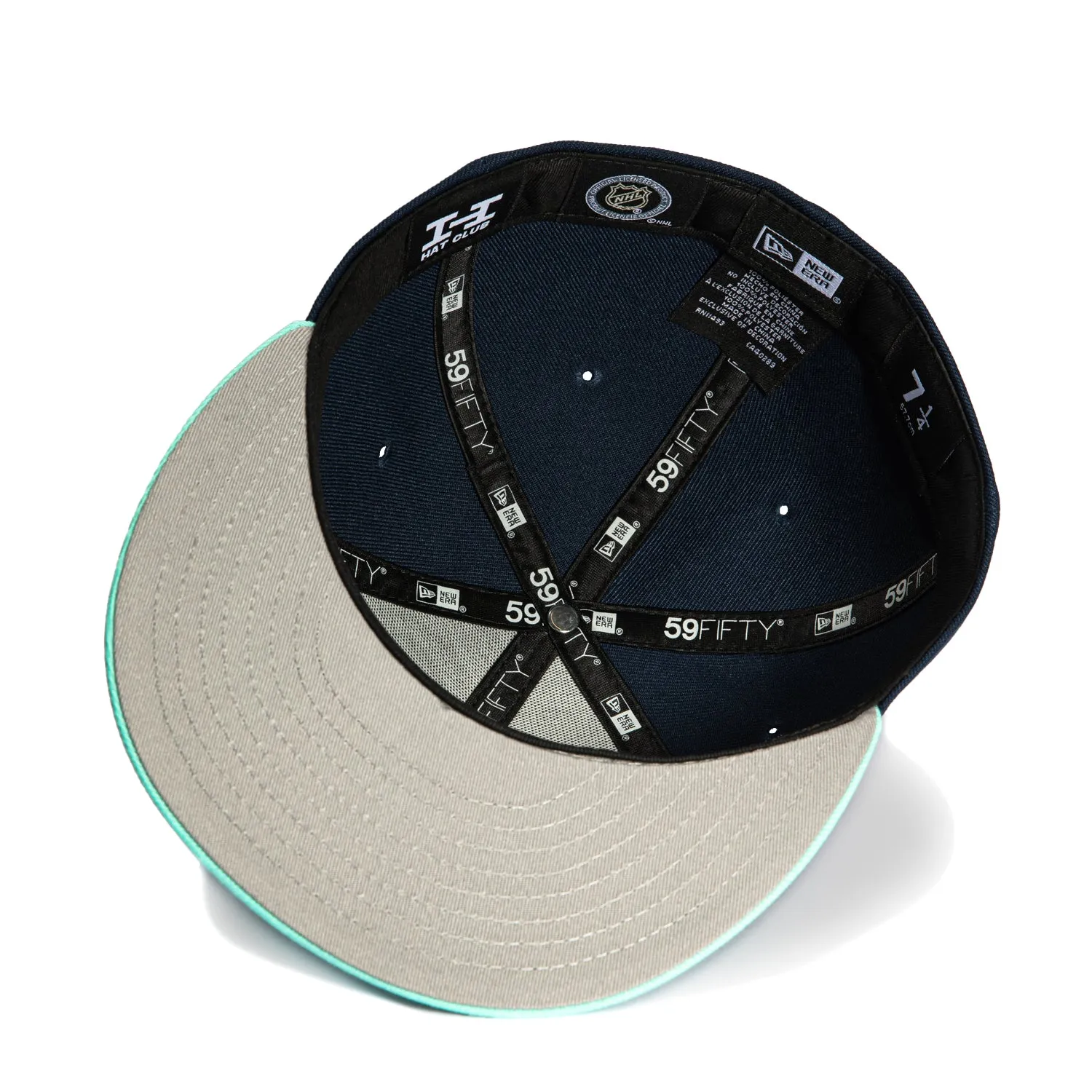 New Era 59Fifty Seattle Kraken Patch Hat - Navy. Mint