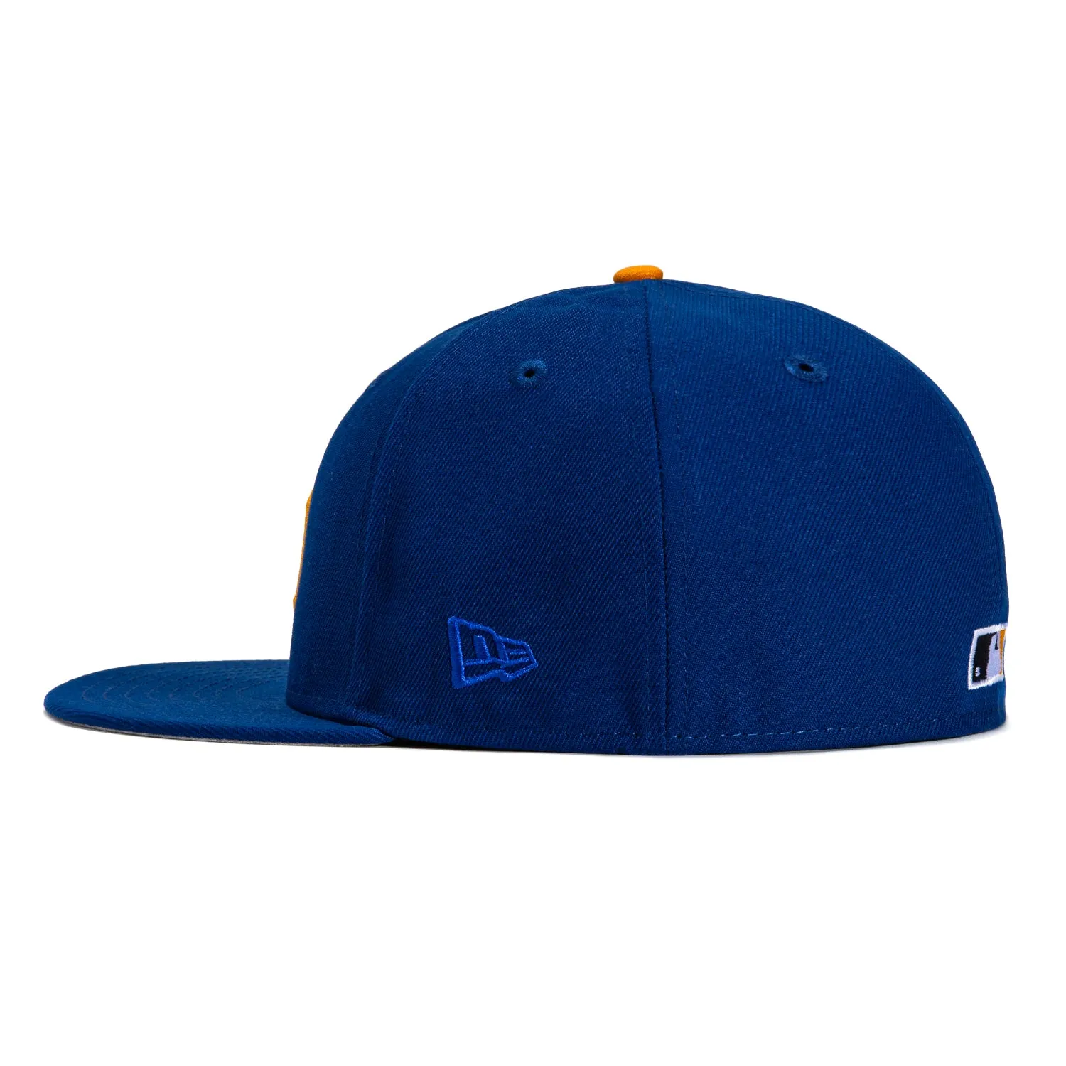 New Era 59Fifty Seattle Mariners 24 Ken Griffey Patch City Connect Hat - Royal. Gold