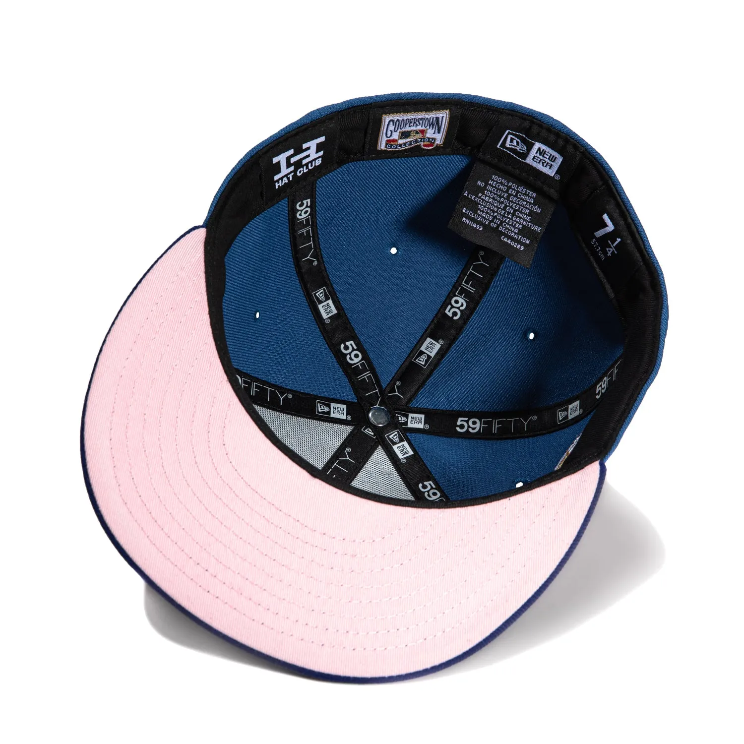 New Era 59Fifty Seattle Mariners 30th Anniversary Patch Hat - Indigo. Black. Metallic Silver