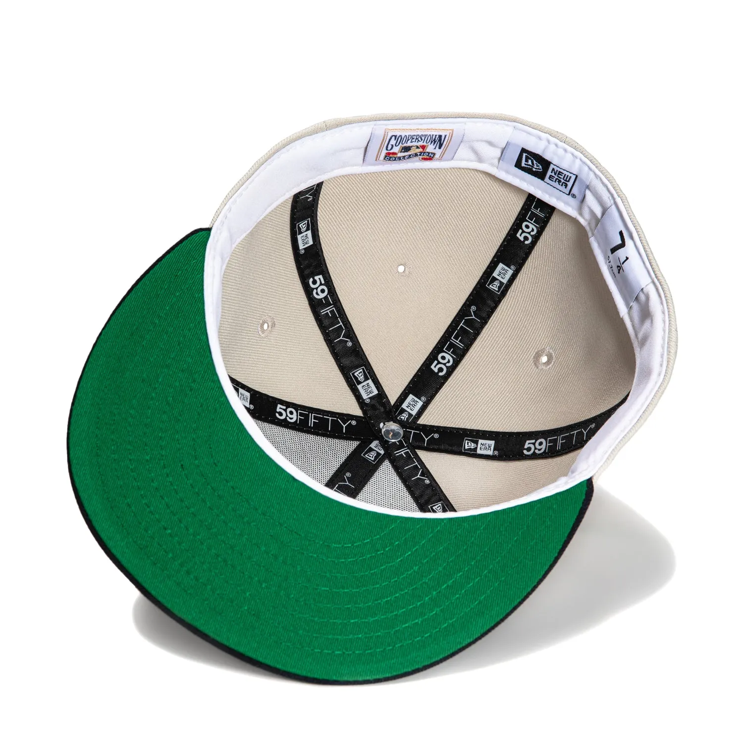 New Era 59Fifty Seattle Mariners 30th Anniversary Patch Word Hat - Stone, Navy, Red