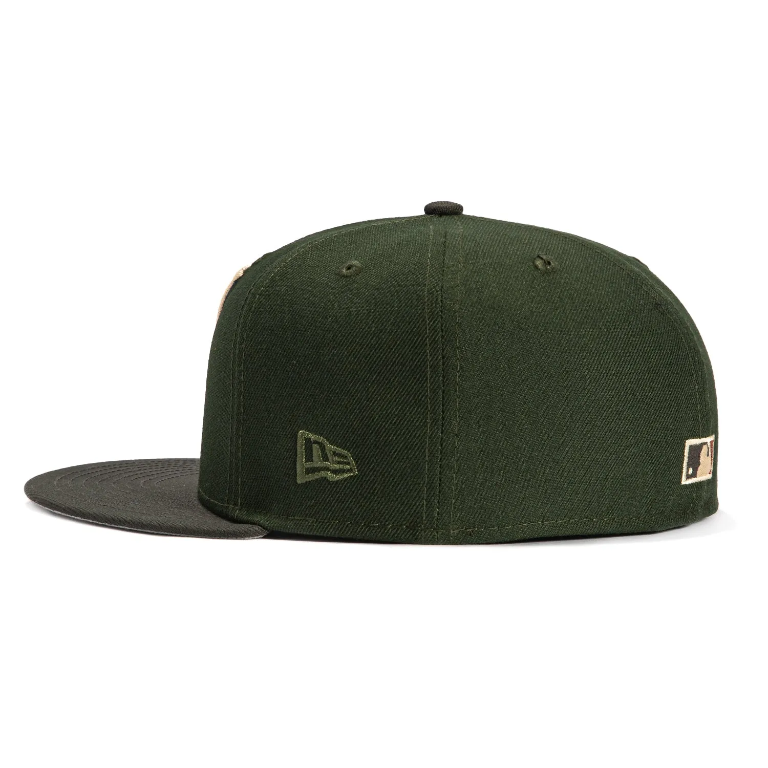 New Era 59Fifty Snake Scale Arizona Diamondbacks 2001 World Series Patch Upside Hat - Green, Graphite