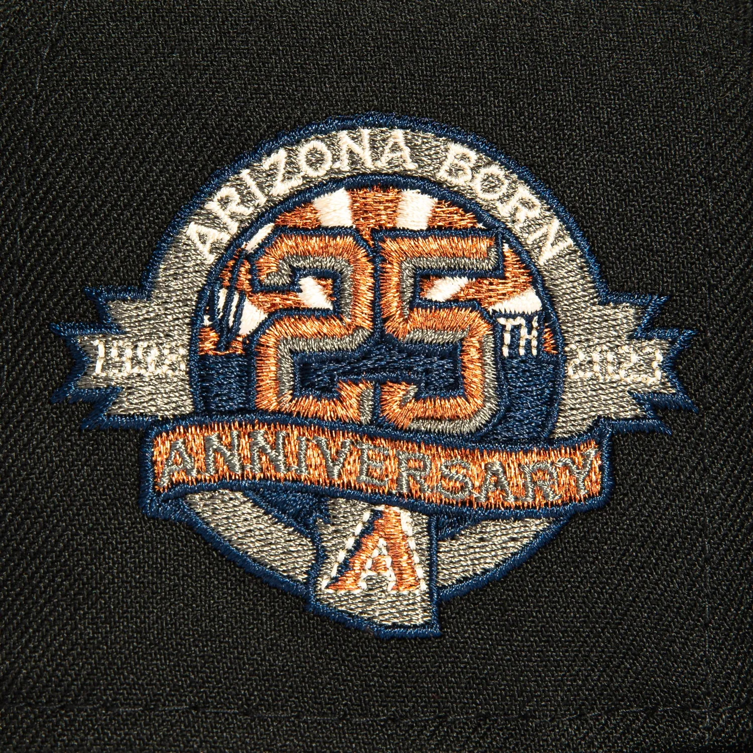 New Era 59Fifty Snake Scale Arizona Diamondbacks 25th Anniversary Patch Script Hat - Black
