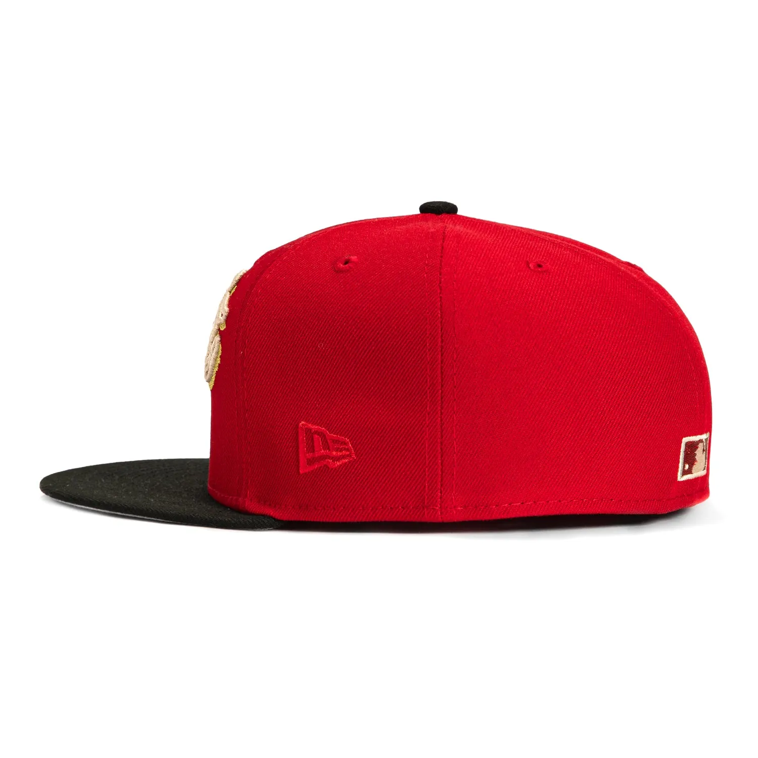 New Era 59Fifty Snake Scale Arizona Diamondbacks Arizona Flag Patch Serpientes Hat - Red. Black