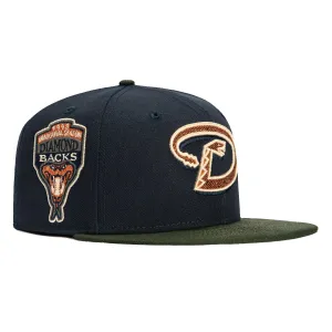 New Era 59Fifty Snake Scale Arizona Diamondbacks Inaugural Patch D Hat - Navy. Green