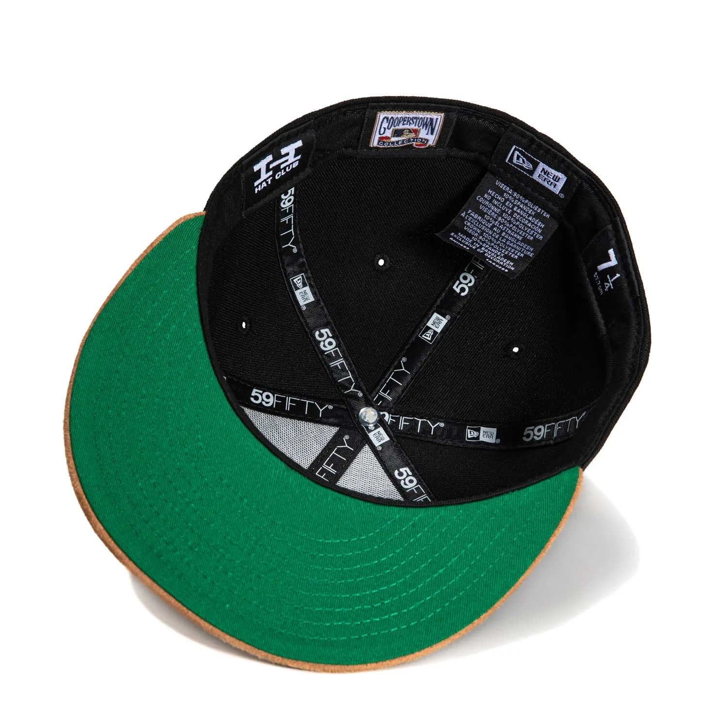 New Era 59Fifty Suede Visor St Louis Cardinals Busch Stadium Patch Hat - Black. Tan