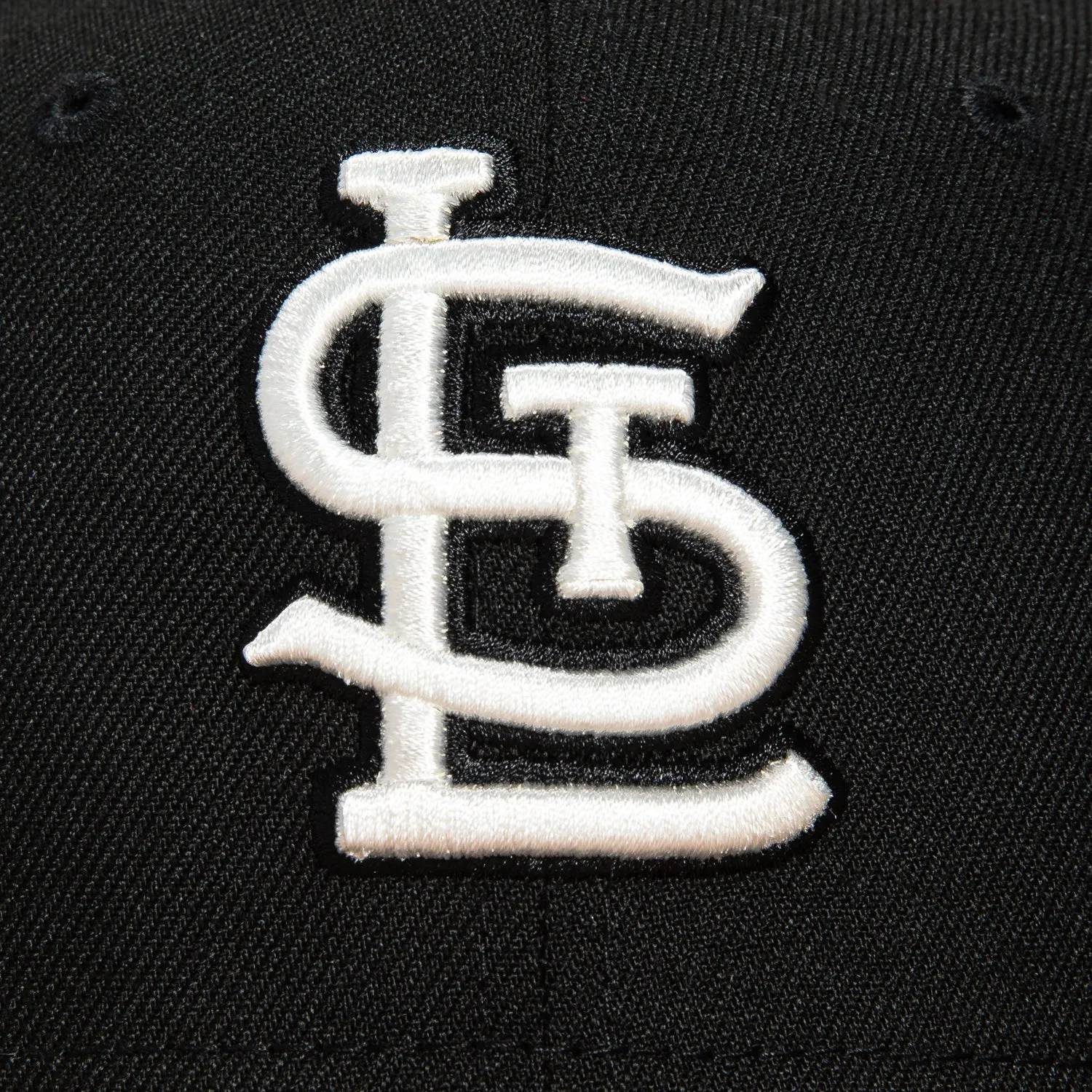 New Era 59Fifty Suede Visor St Louis Cardinals Busch Stadium Patch Hat - Black. Tan