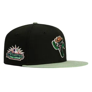 New Era 59Fifty Surprise Saguaros Arizona Fall League Patch Hat - Black. Everest Green