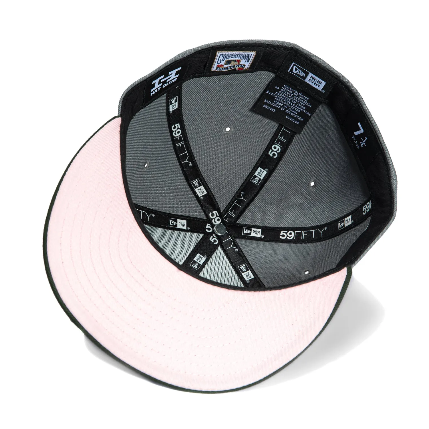New Era 59Fifty Tampa Bay Rays 10th Anniversary Patch Word Hat - Graphite, Green