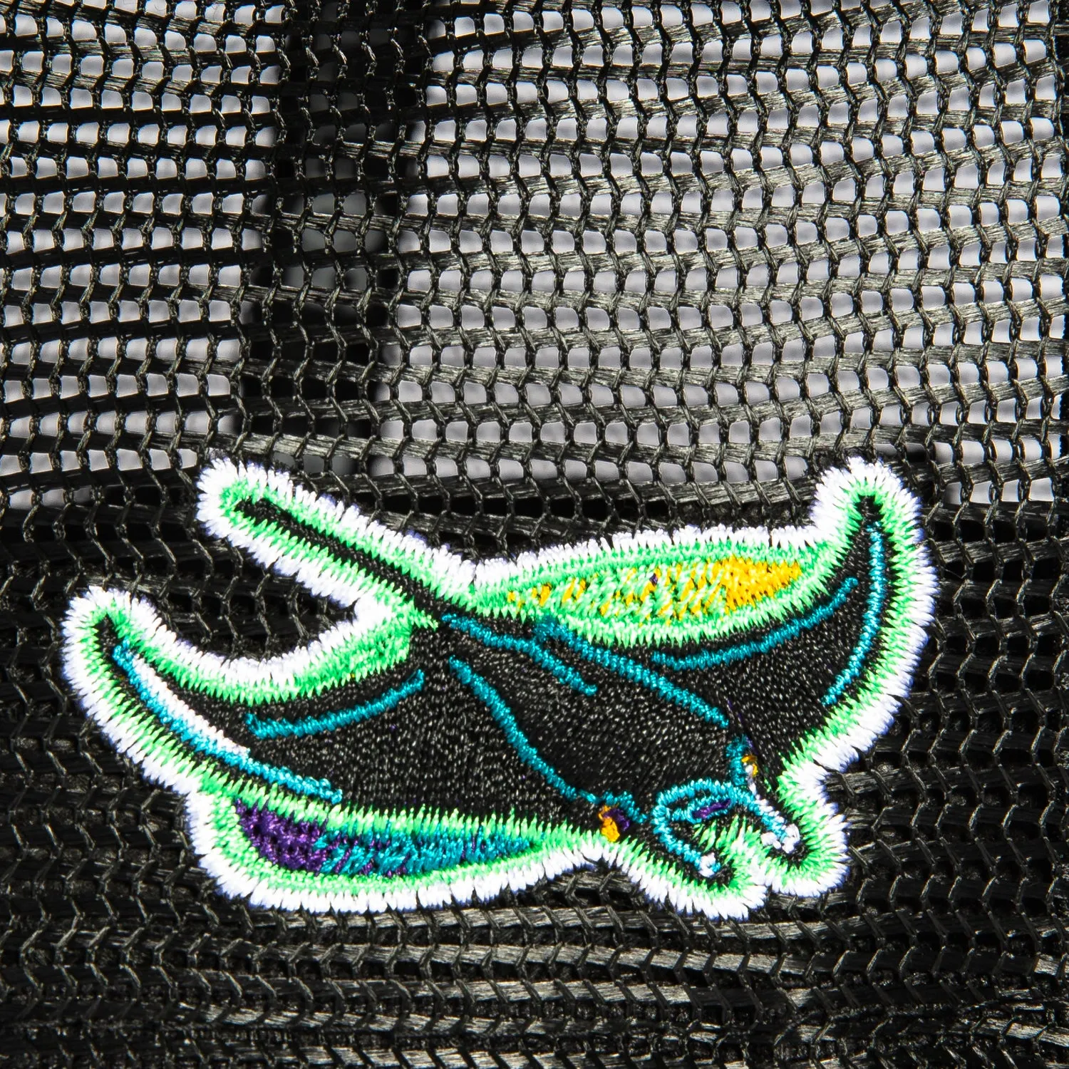 New Era 59Fifty Tampa Bay Rays Logo Patch Spring Training Trucker Hat - Black