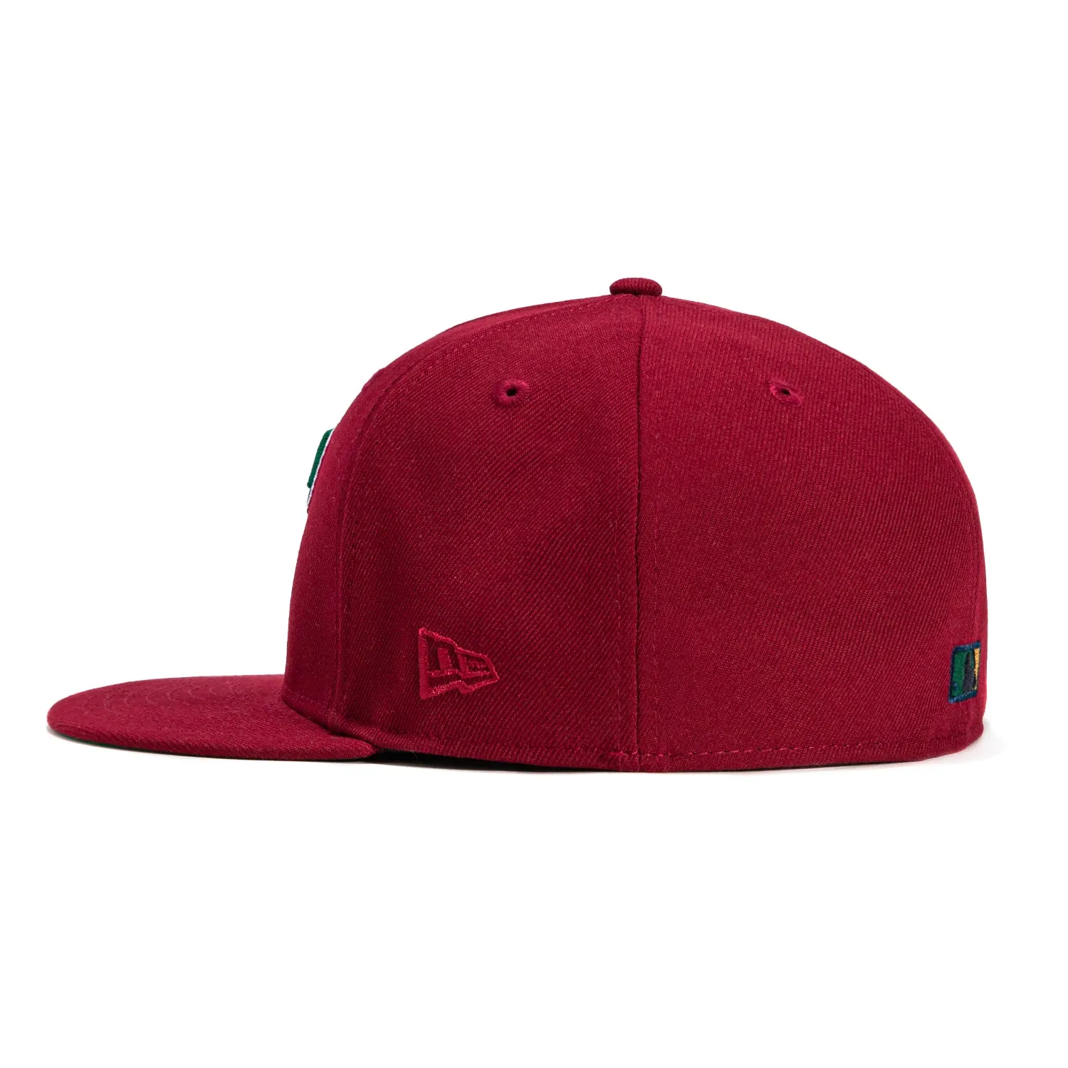 New Era 59Fifty Texas Rangers 2023 World Series Patch Hat - Cardinal. Green