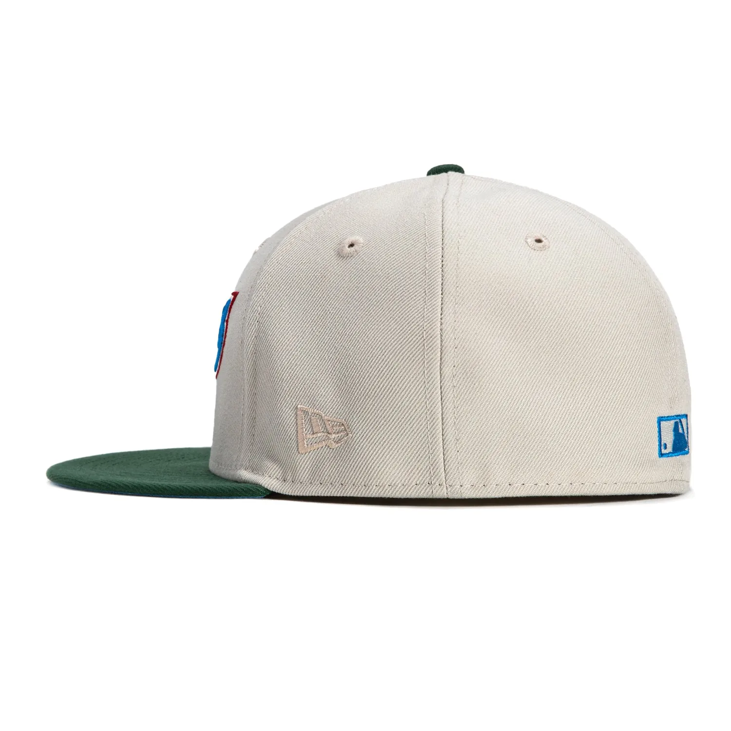 New Era 59Fifty Texas Rangers Final Season Patch Script Hat - Stone, Green