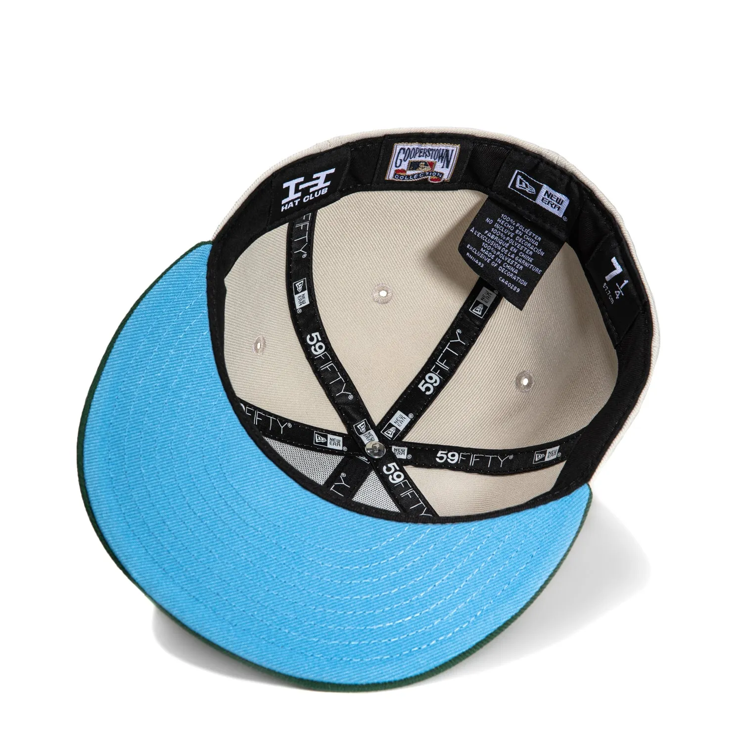 New Era 59Fifty Texas Rangers Final Season Patch Script Hat - Stone, Green