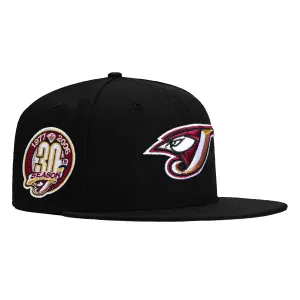 New Era 59Fifty Toronto Blue Jays 30th Anniversary Patch Hat - Black, Metallic Copper, Red