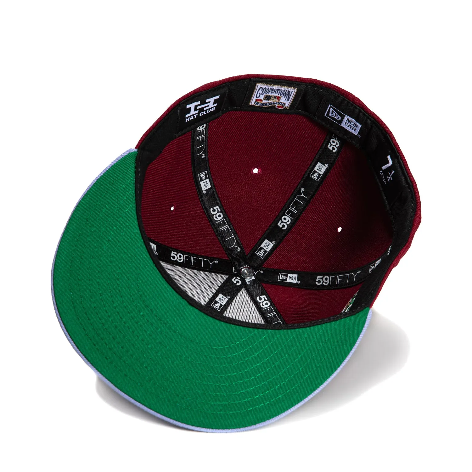 New Era 59Fifty Toronto Blue Jays 30th Anniversary Patch Hat - Cardinal. Lavender