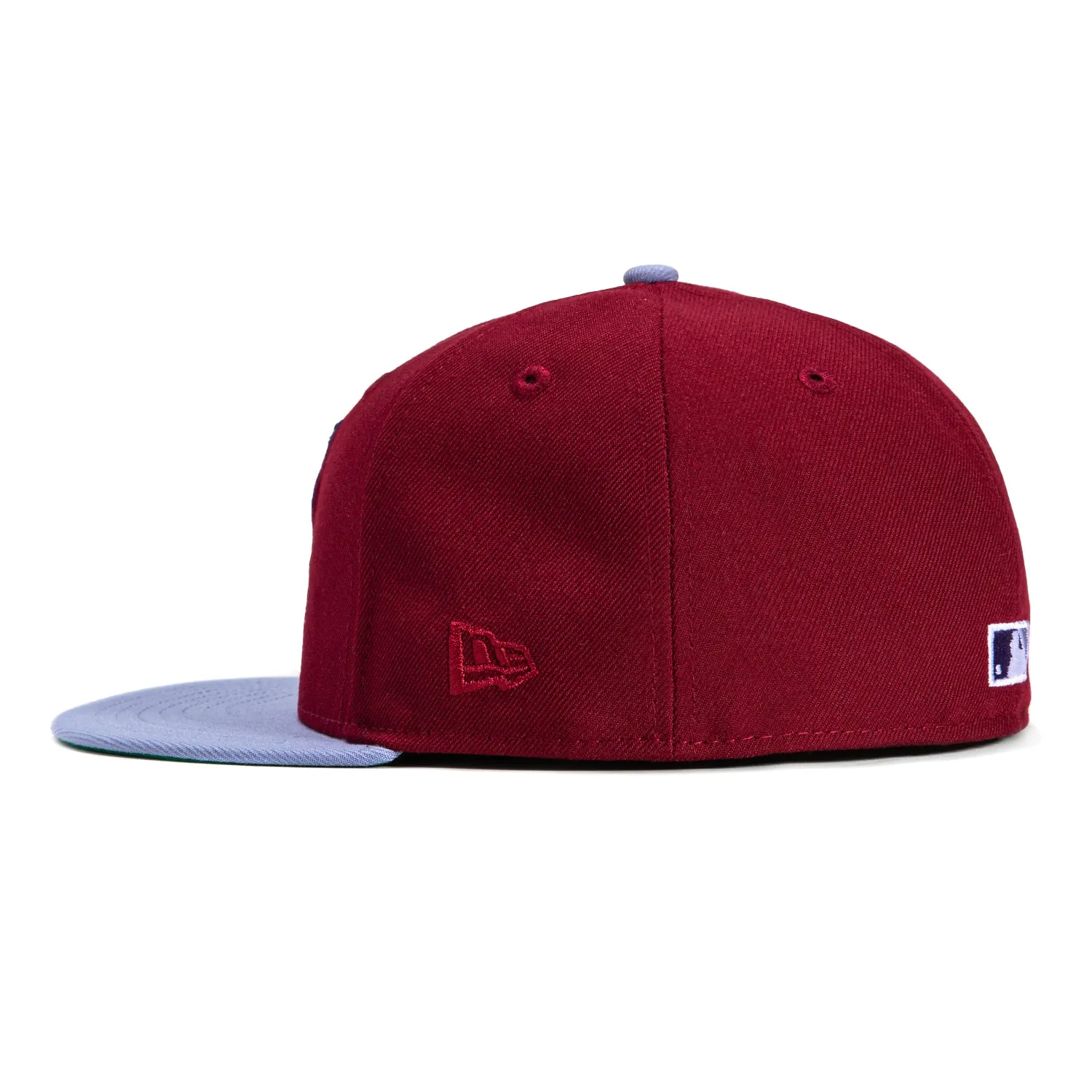 New Era 59Fifty Toronto Blue Jays 30th Anniversary Patch Hat - Cardinal. Lavender