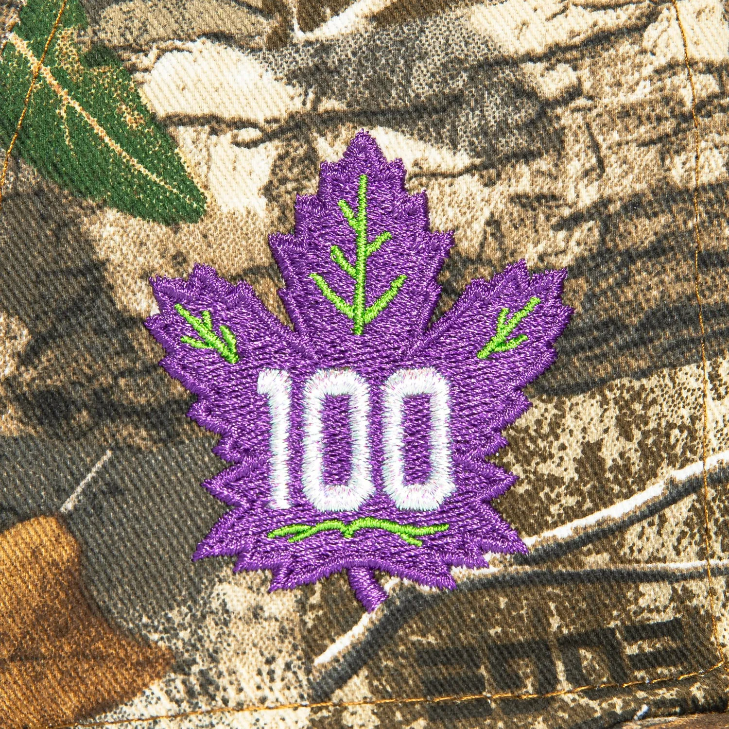 New Era 59Fifty Toronto Maple Leafs 100th Anniversary Patch Hat - Realtree