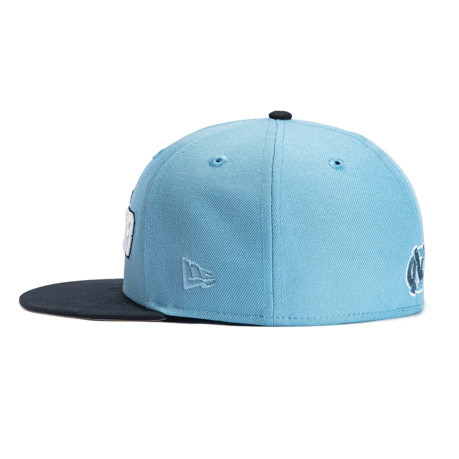 New Era 59Fifty UNC Tar Heels 2005 Final Four Patch Final Four Hat - Light Blue, Navy
