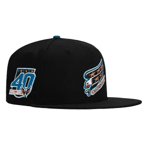 New Era 59Fifty Washington Capitals 40th Anniversary Patch Hat - Black