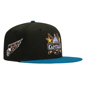 New Era 59Fifty Washington Capitals Logo Patch Hat - Black, Indigo