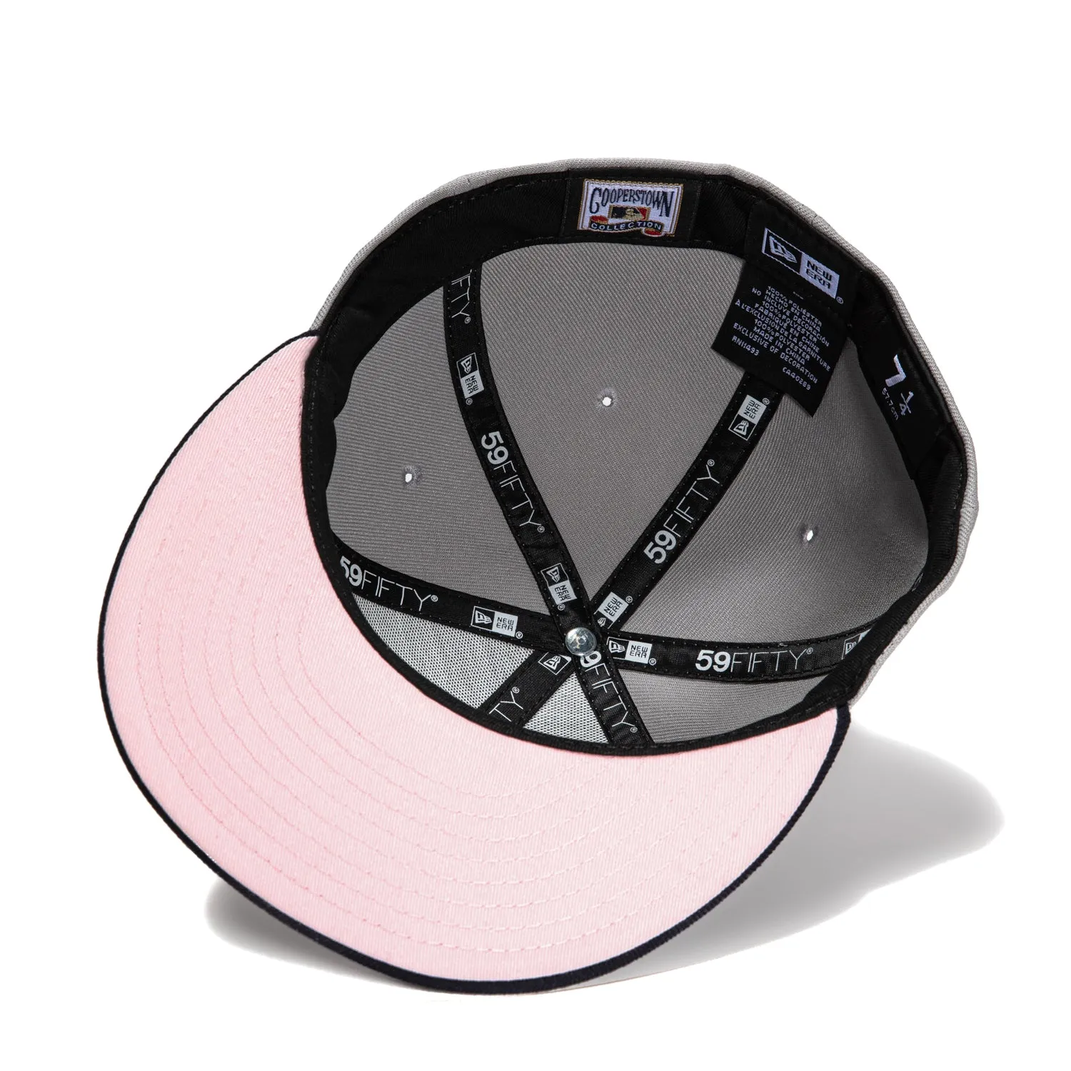 New Era 59Fifty Washington Nationals RFK Stadium Patch Word Hat - Grey. Navy