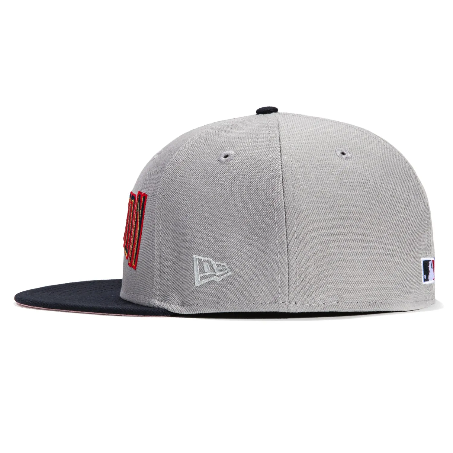 New Era 59Fifty Washington Nationals RFK Stadium Patch Word Hat - Grey. Navy