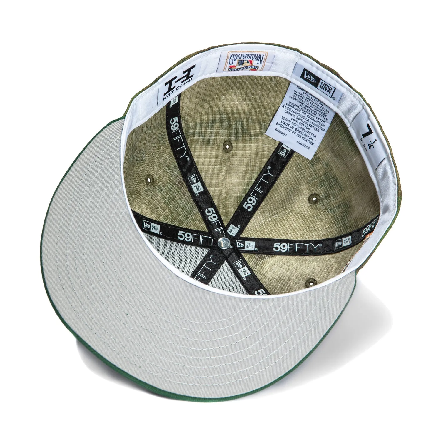 New Era 59Fifty Water Color Camo Baltimore Orioles 20th Anniversary Stadium Patch Hat - Camo. Green