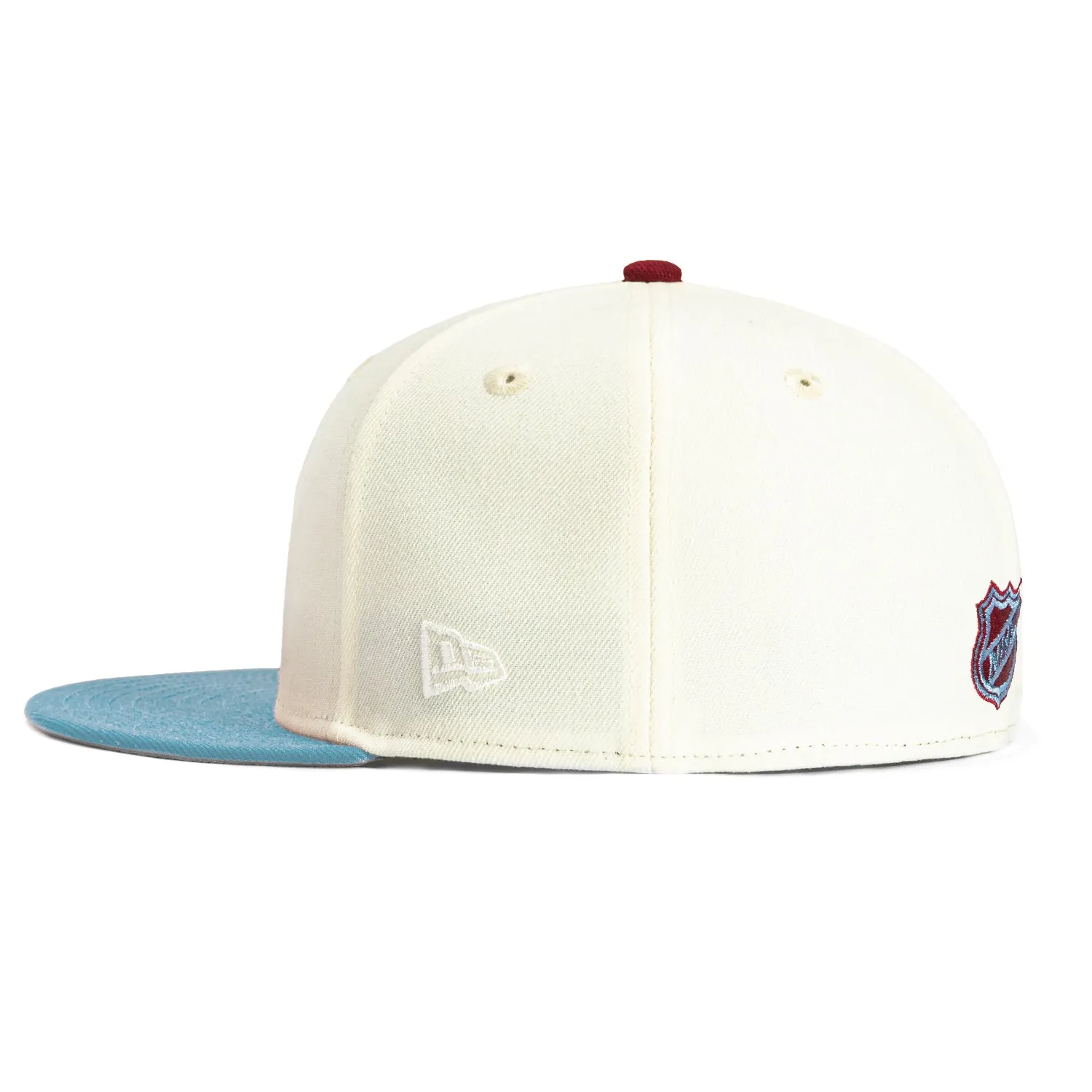 New Era 59Fifty White Dome Colorado Avalanche Hat - White, Indigo
