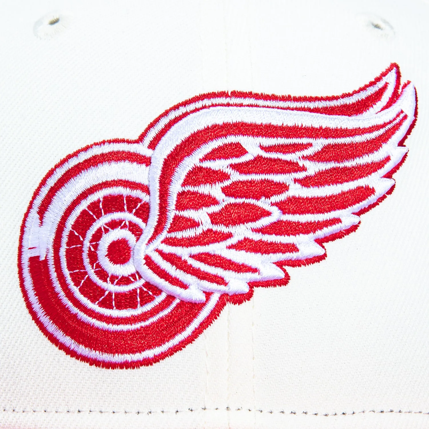New Era 59Fifty White Dome Detroit Red Wings Hat - White, Red
