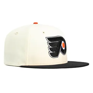 New Era 59Fifty White Dome Philadelphia Flyers Hat - White, Black
