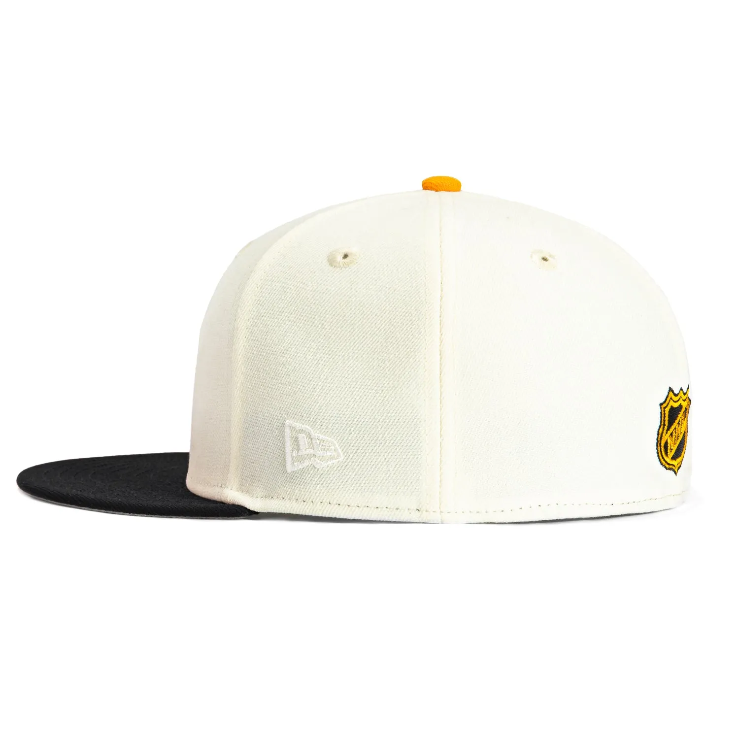 New Era 59Fifty White Dome Pittsburgh Penguins Hat - White, Black