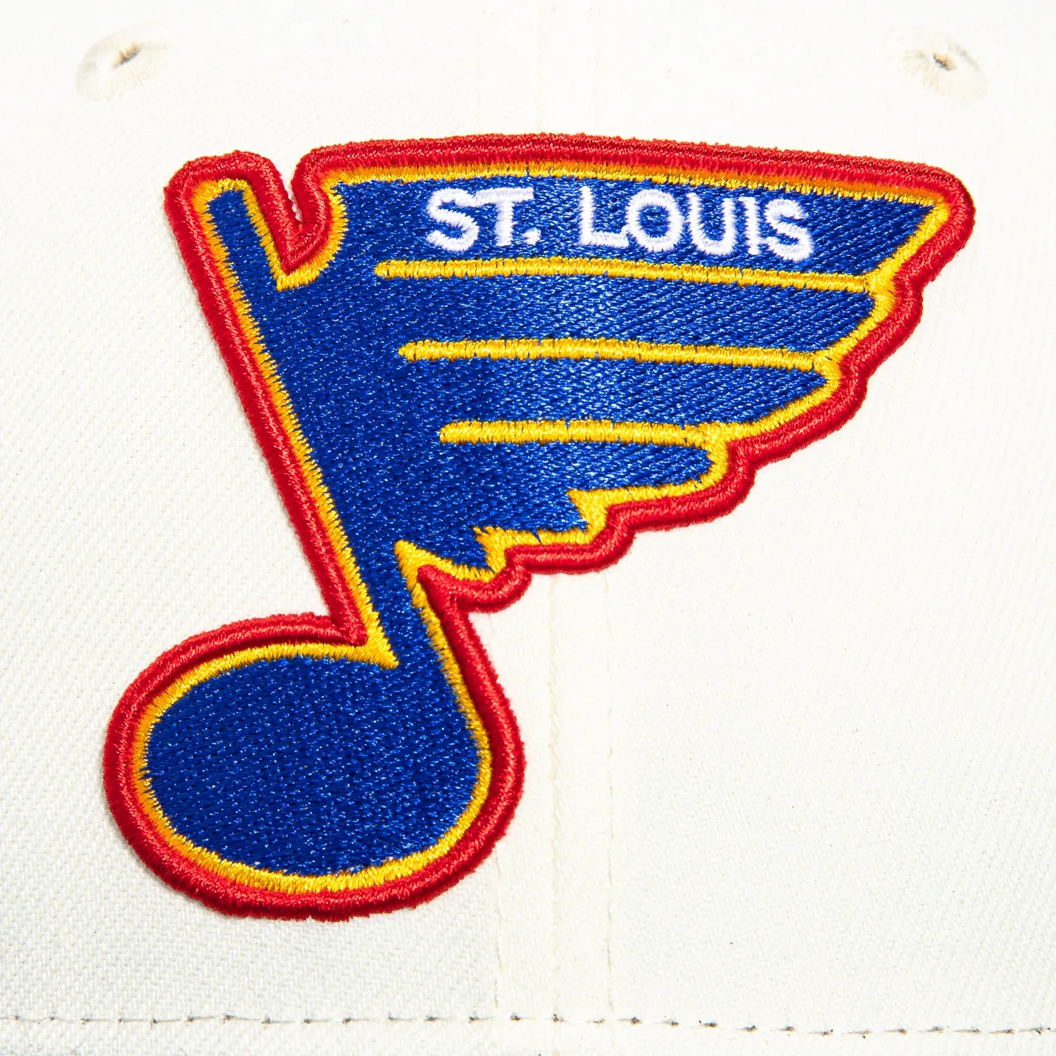New Era 59Fifty White Dome St Louis Blues Hat - White, Royal
