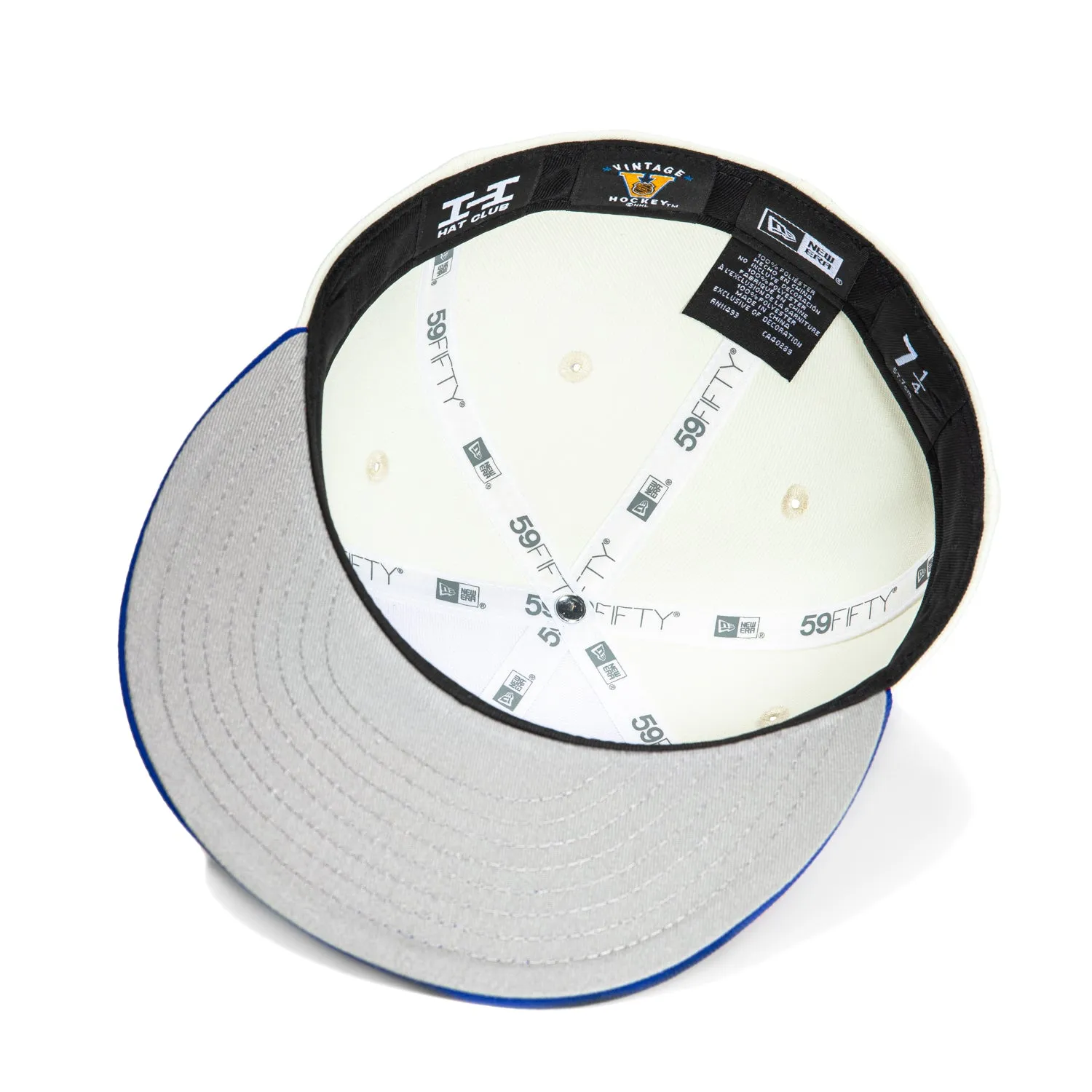New Era 59Fifty White Dome St Louis Blues Hat - White, Royal
