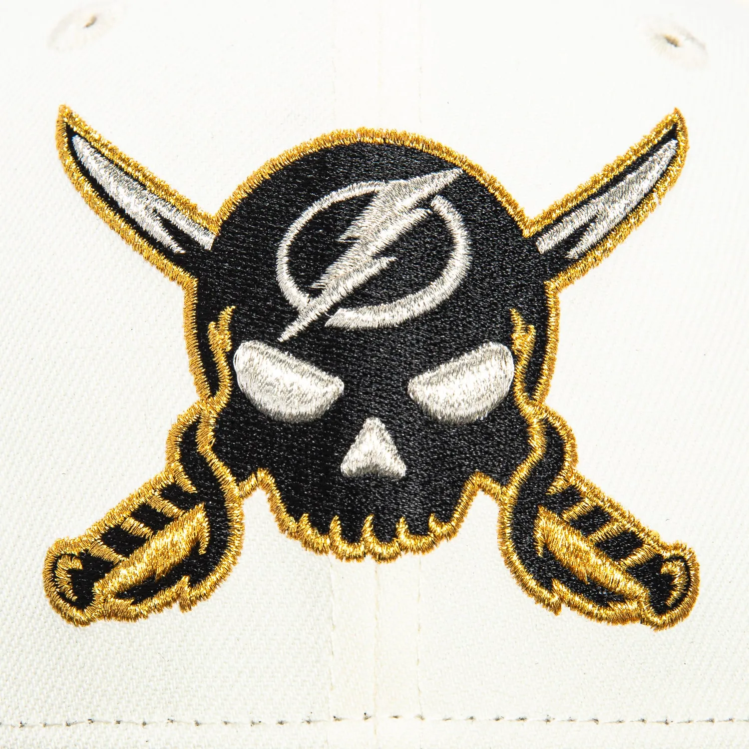 New Era 59Fifty White Dome Tampa Bay Lightning Hat - White, Black