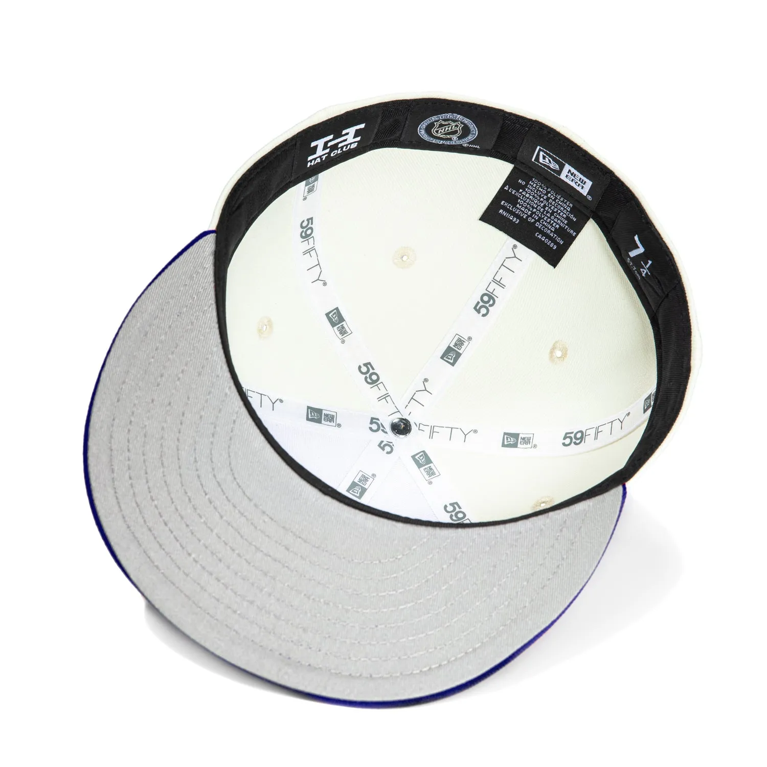 New Era 59Fifty White Dome Toronto Maple Leafs Hat - White, Royal