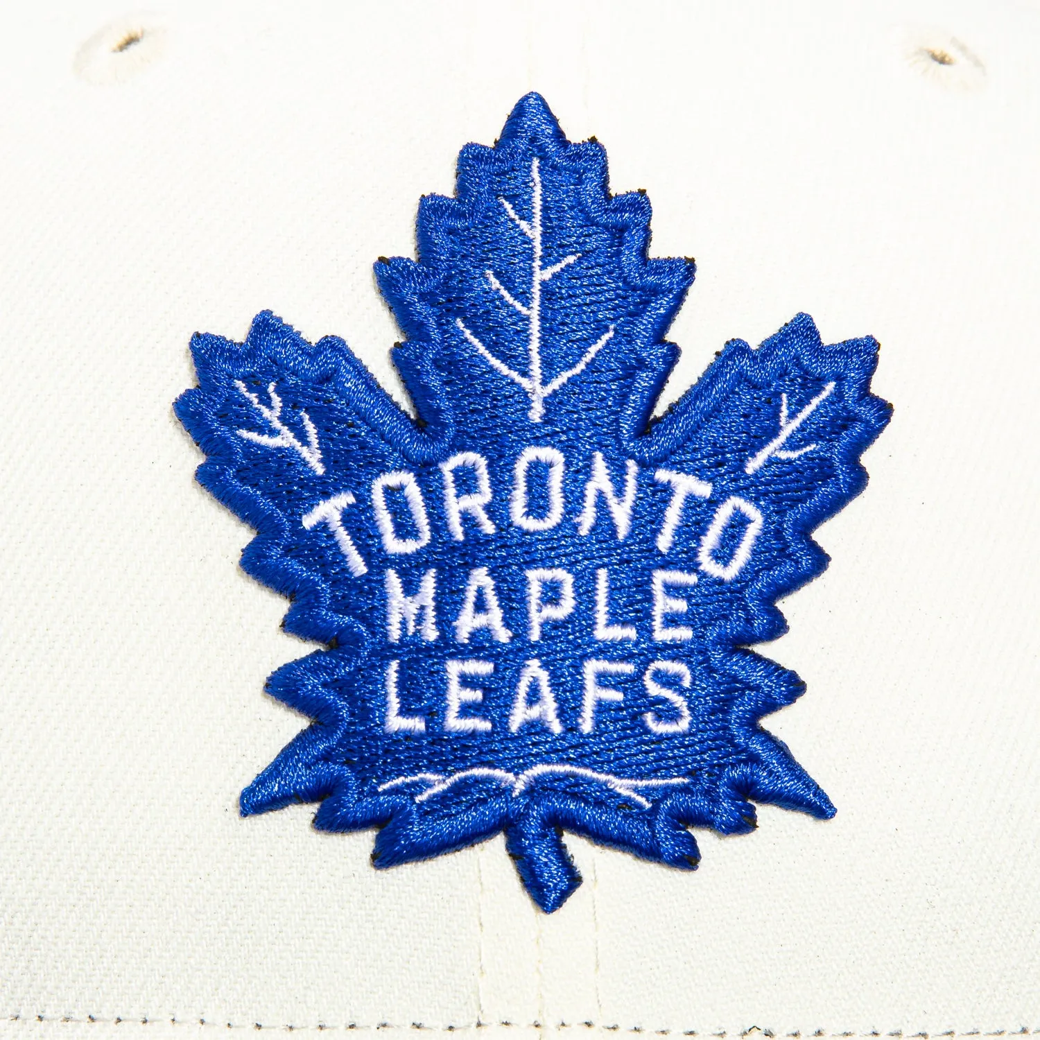 New Era 59Fifty White Dome Toronto Maple Leafs Hat - White, Royal