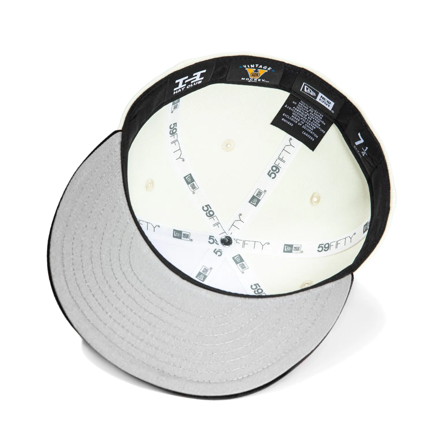 New Era 59Fifty White Dome Washington Capitals Alternate Hat - White, Black