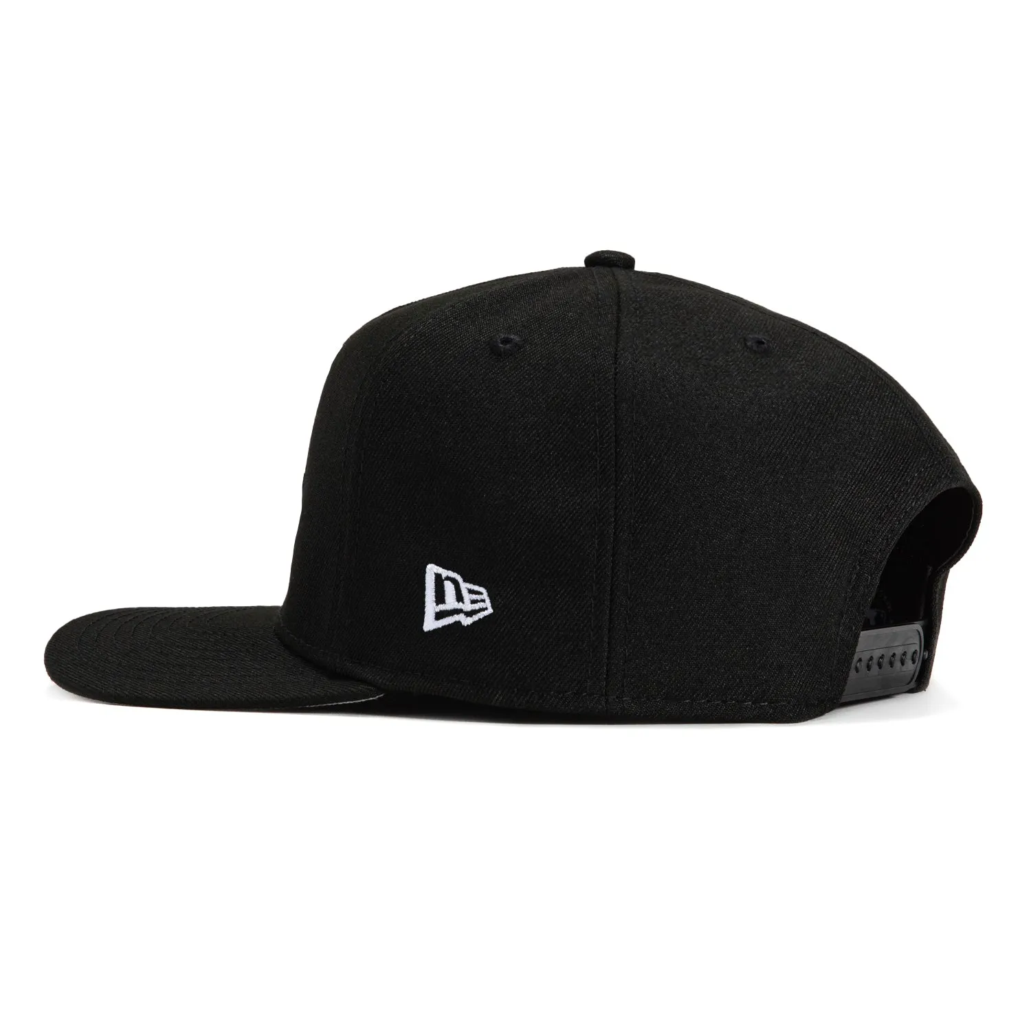 New Era 9Fifty A-frame Atlanta Braves Snapback Hat - Black. White
