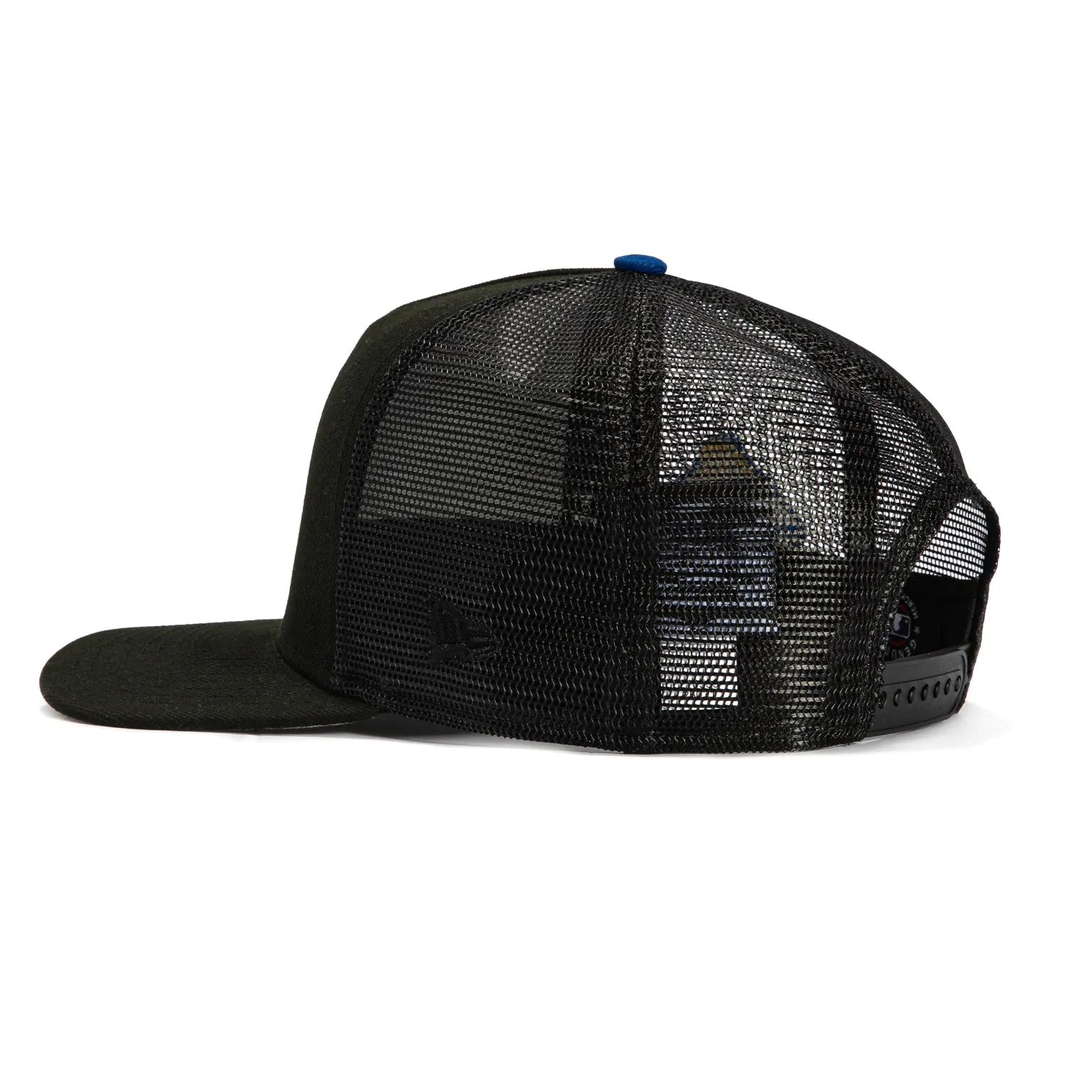 New Era 9Fifty A-Frame Los Angeles Dodgers 2024 World Series Champions Patch Spring Training Snapback Hat - Black