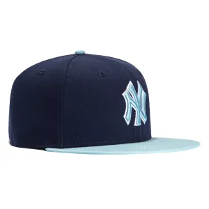 New Era 9Fifty New York Yankees Snapback Hat - Navy, Light Blue