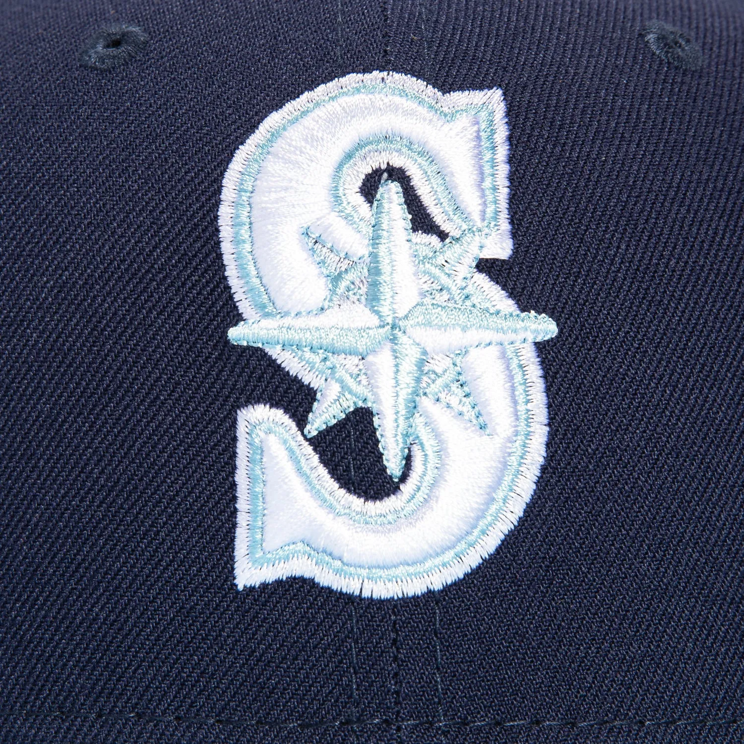 New Era 9Fifty Seattle Mariners Snapback Hat - Navy, Light Blue
