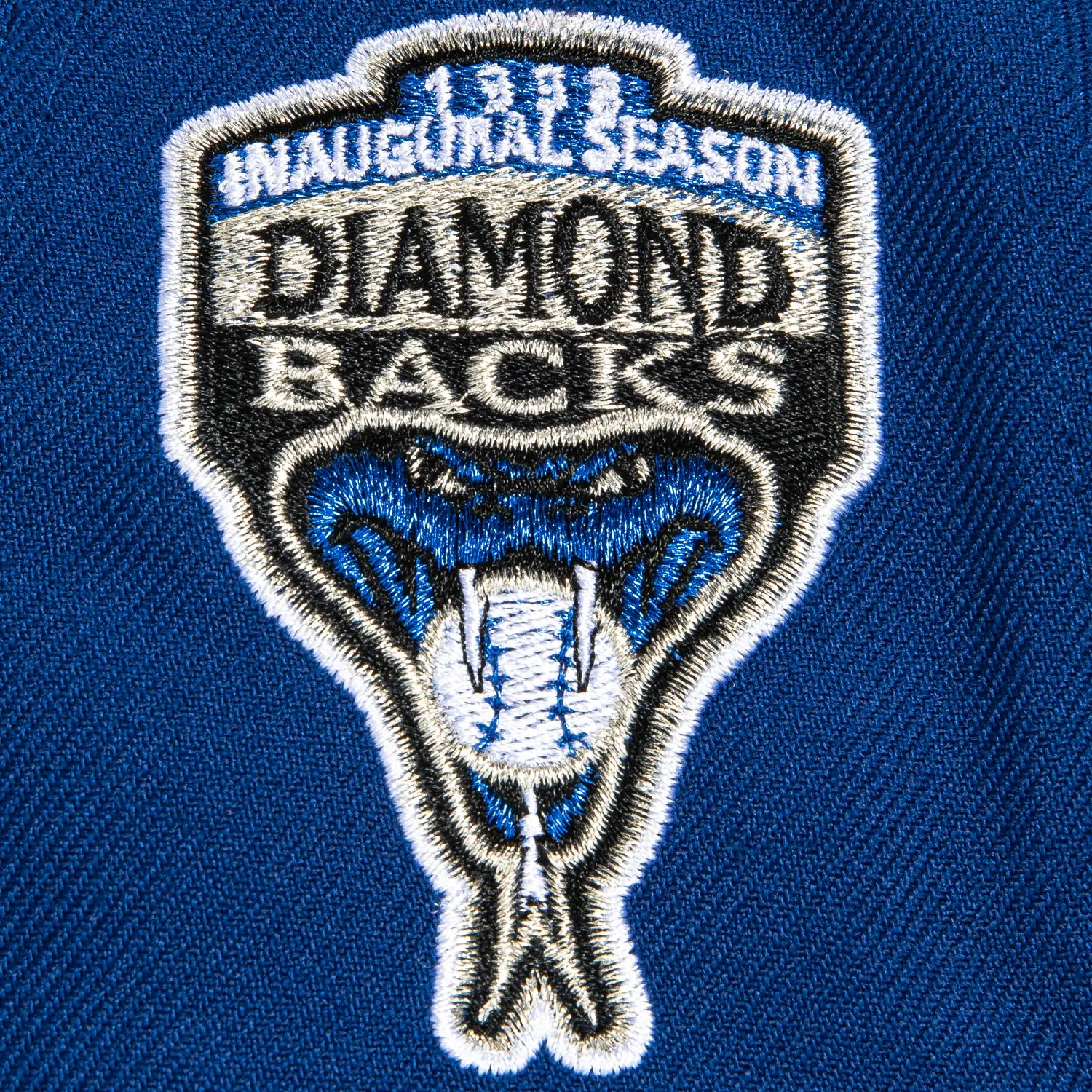New Era 9Forty A-Frame Arizona Diamondbacks Inaugural Patch Snapback Hat - Royal. Black