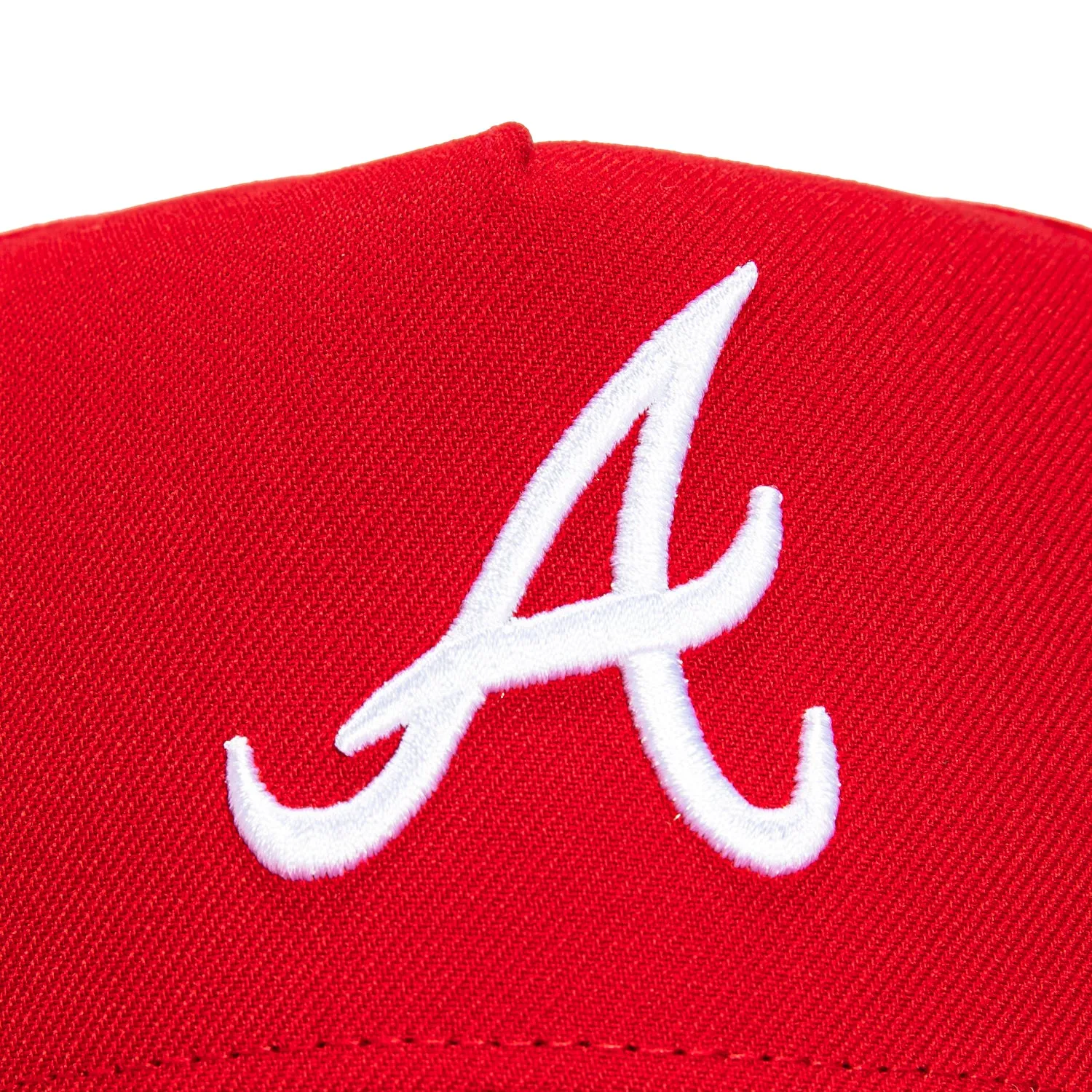 New Era 9Forty A-Frame Atlanta Braves Snapback Hat - Red, White