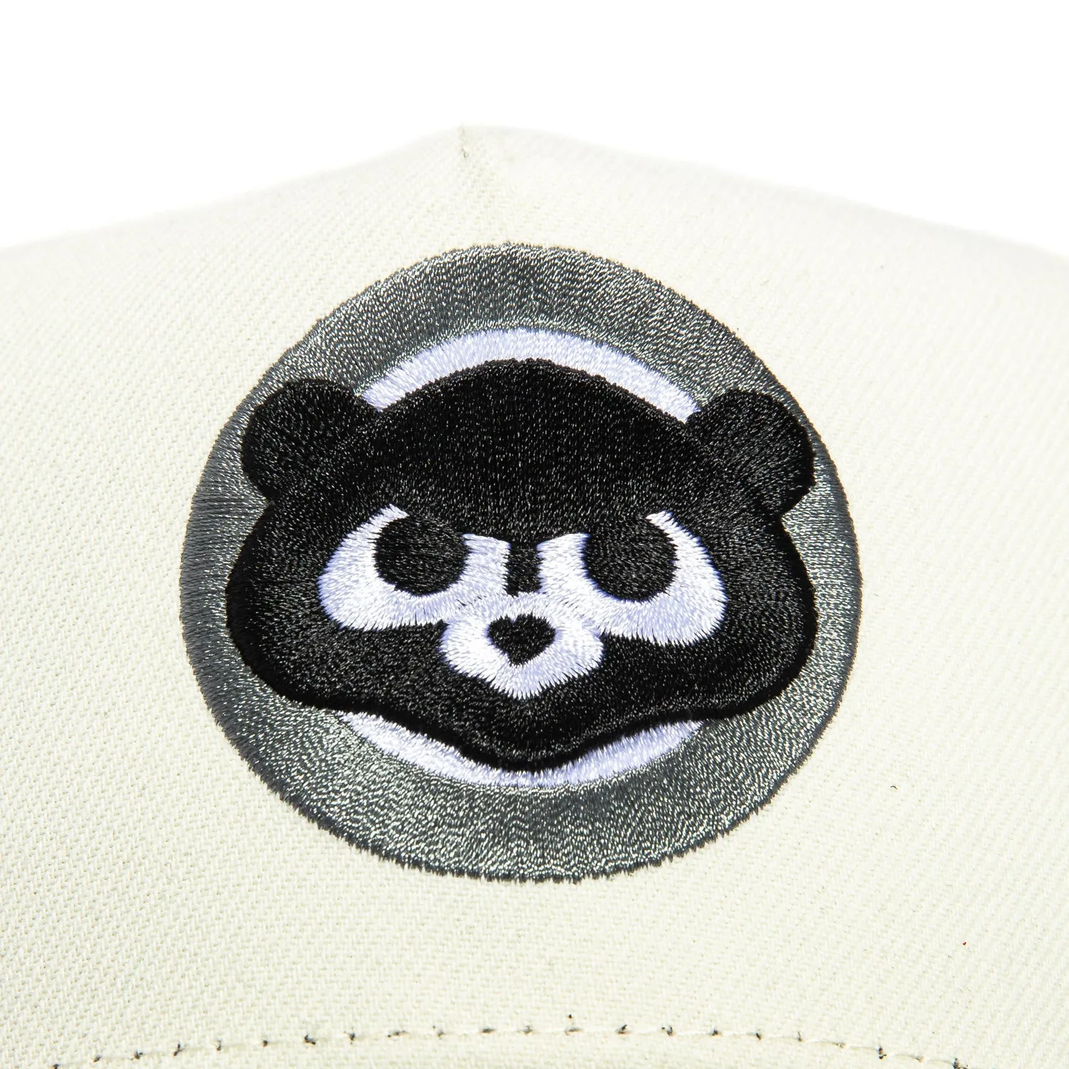 New Era 9Forty A-Frame Chicago Cubs Snapback Hat - White. Black