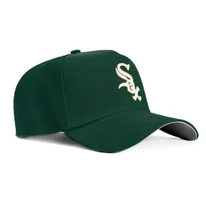 New Era 9Forty A-Frame Chicago White Sox Snapback Hat - Green, Ivory