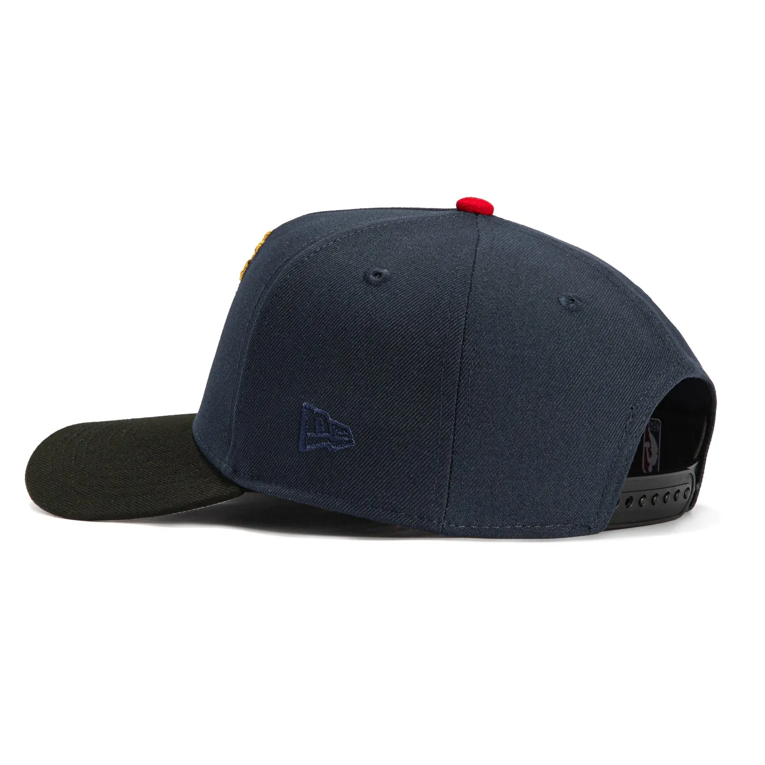 New Era 9Forty A-Frame Golden State Warriors 2025 City Edition Snapback Hat - Navy. Black