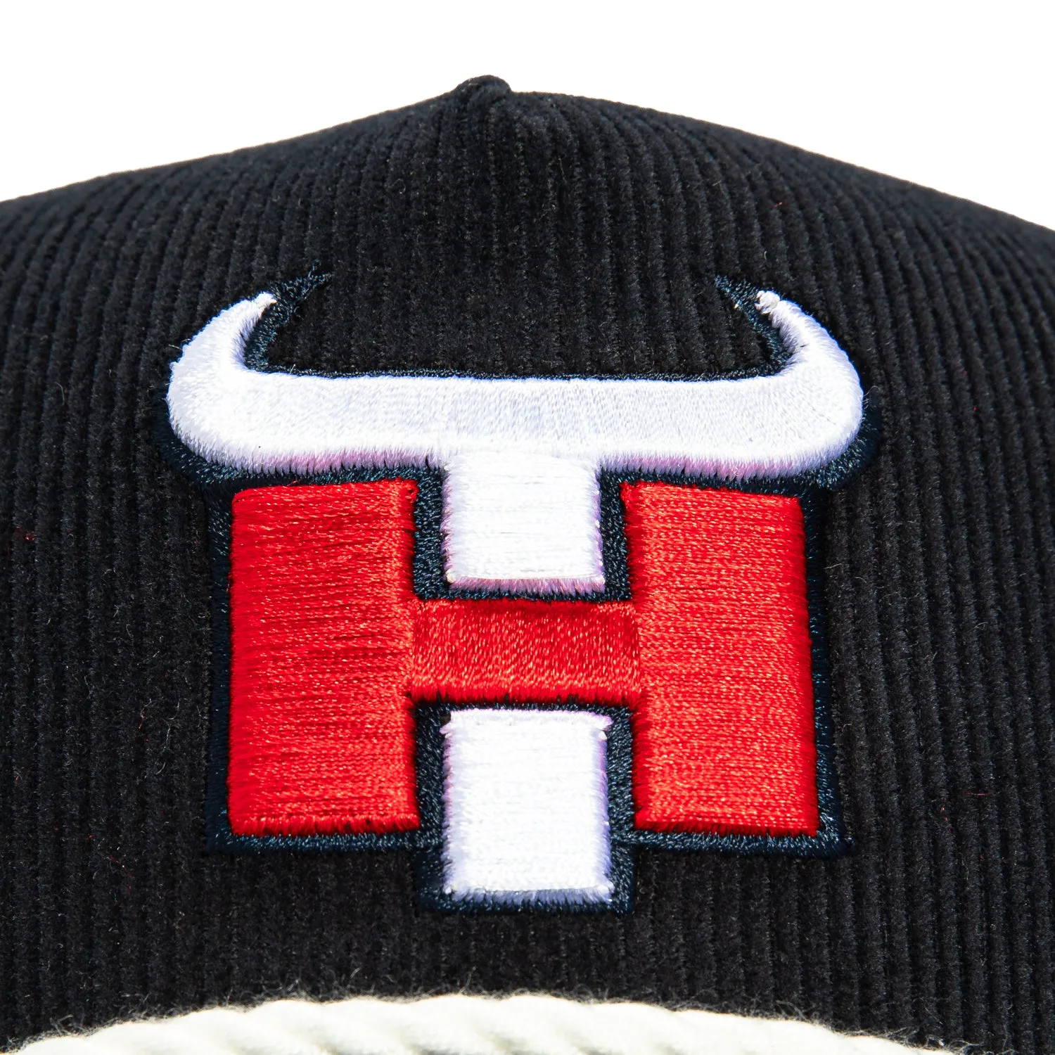 New Era 9Forty A-Frame Houston Texans Inaugural Season Patch Rope Trucker Snapback Hat - Navy