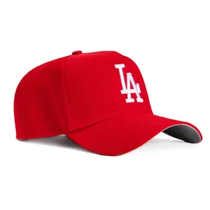 New Era 9Forty A-Frame Los Angeles Dodgers Snapback Hat - Red, White