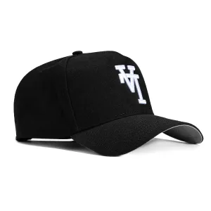 New Era 9Forty A-Frame Los Angeles Dodgers Upside Down Snapback Hat - Black. White