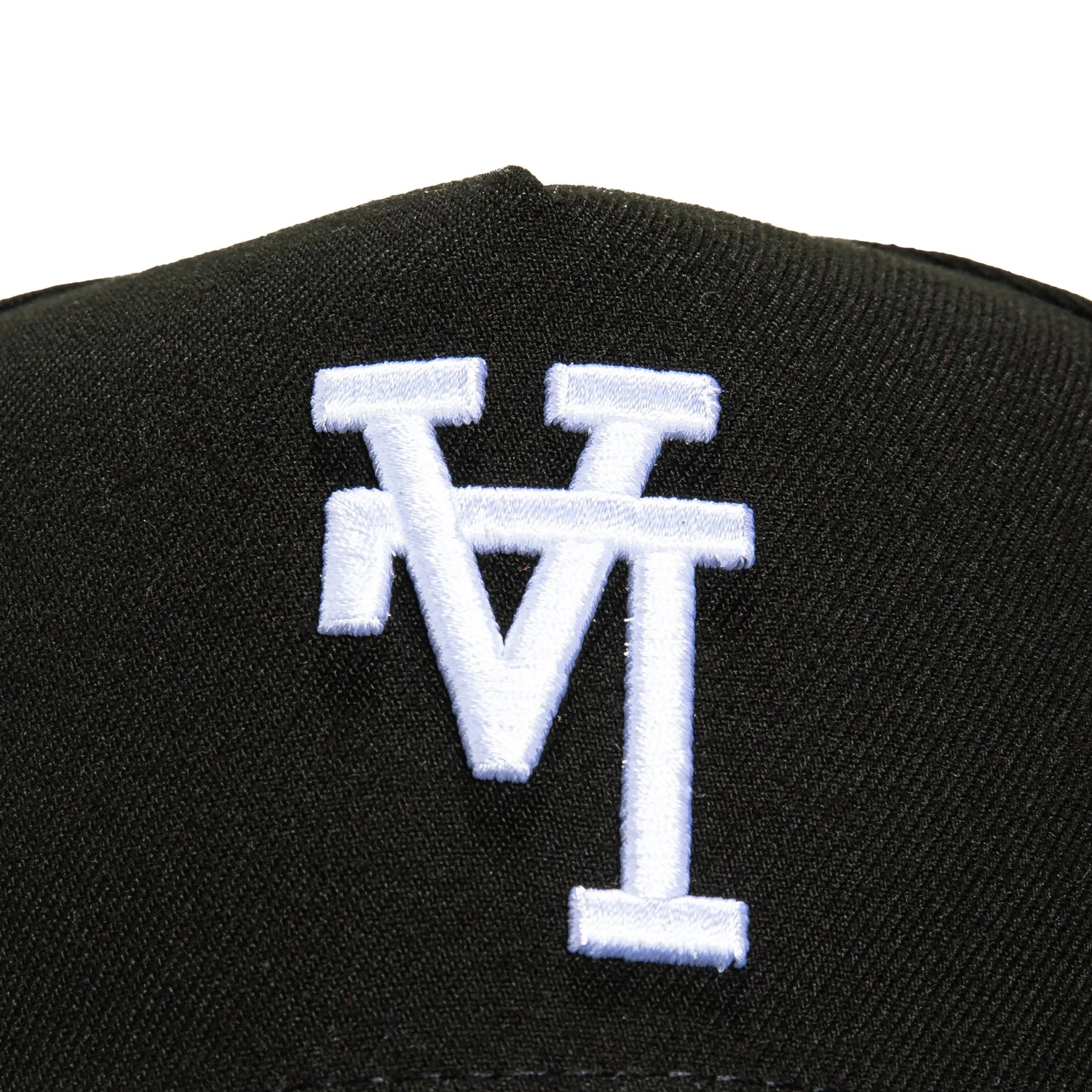 New Era 9Forty A-Frame Los Angeles Dodgers Upside Down Snapback Hat - Black. White