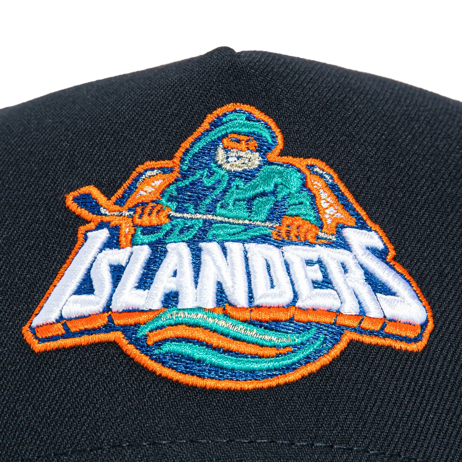 New Era 9Forty A-Frame New York Islanders Snapback Hat - Navy. Teal